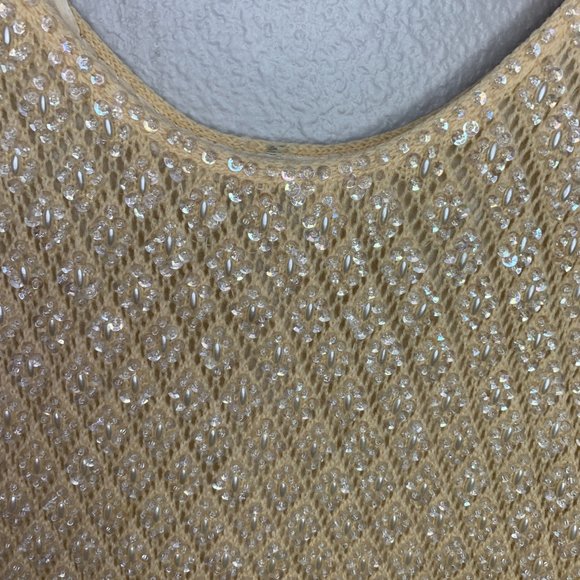 Vintage Hand Beaded Top Cyn Les - Picture 4 of 11
